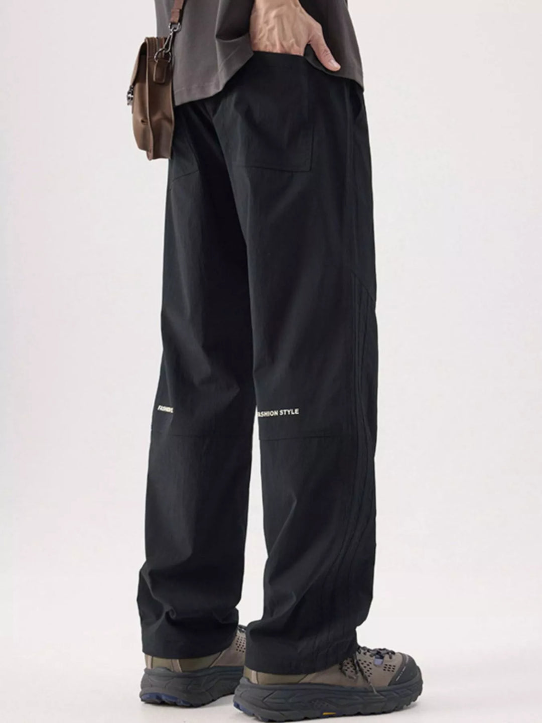 Men's Plus Size Wide Leg Pants
