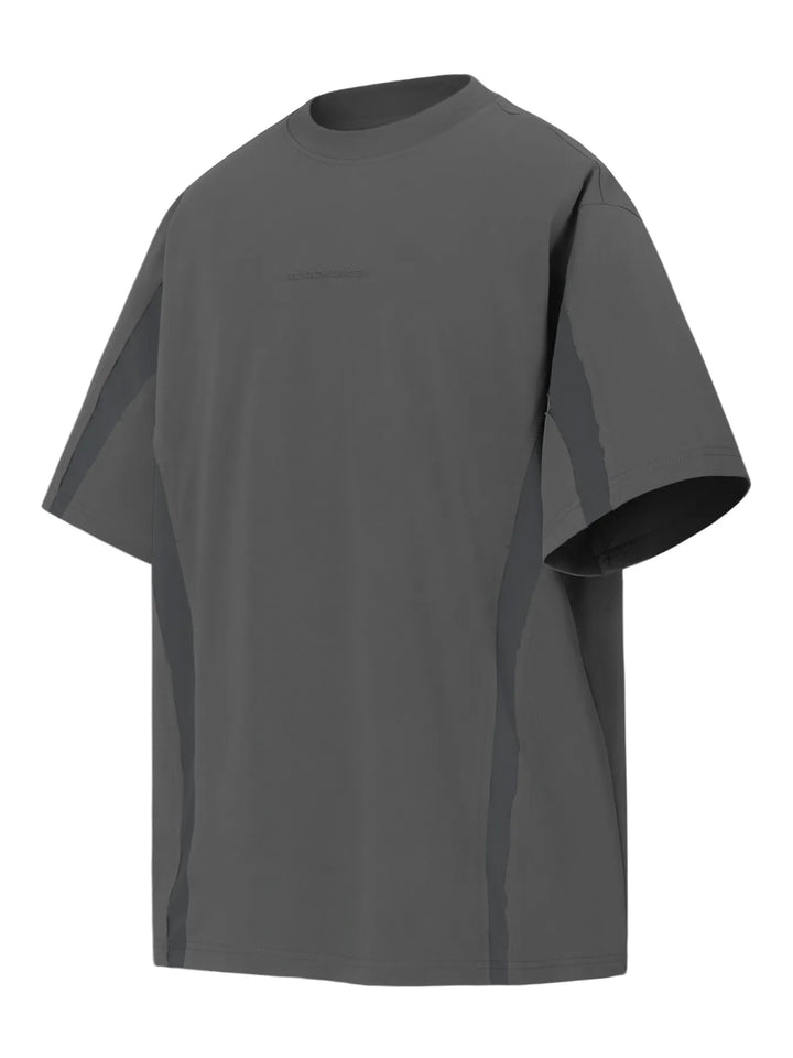 Men's Contrast Round Neck Short Sleeve T-Shirt