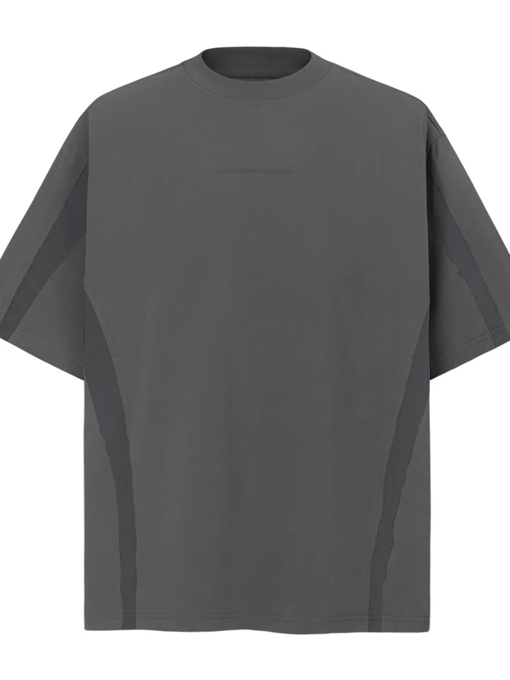 Men's Contrast Round Neck Short Sleeve T-Shirt