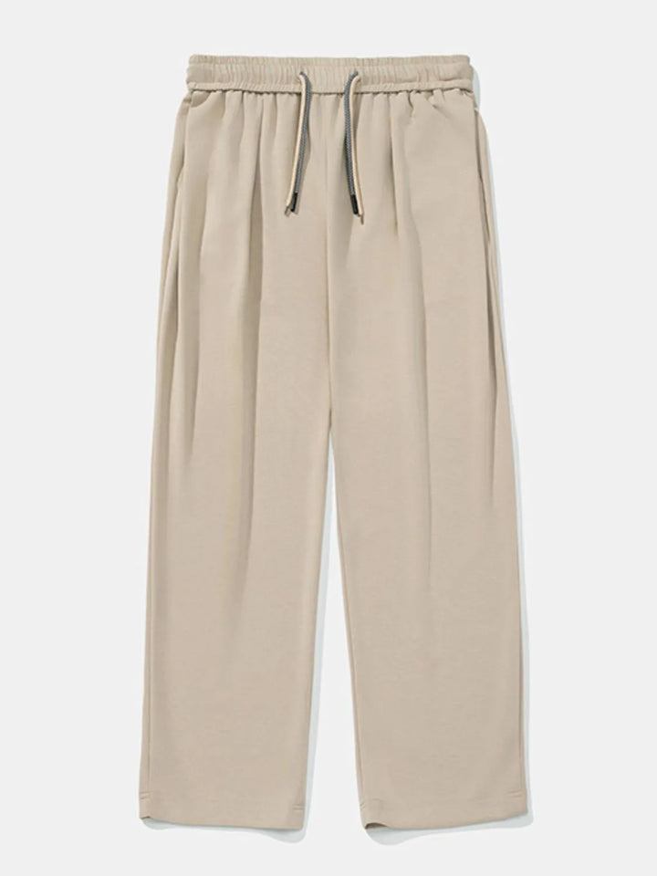 Men's Plus Size Drawstring Wide Leg Pants