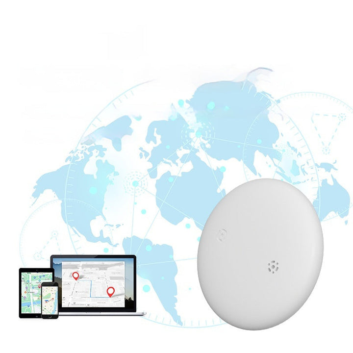 Round Intelligent Searching Waterproof ITag Positioning Tracker