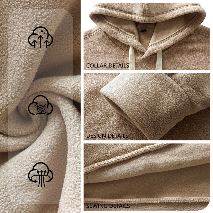 Mens Casual Sporty Loose-fit Hoodie With Pockets