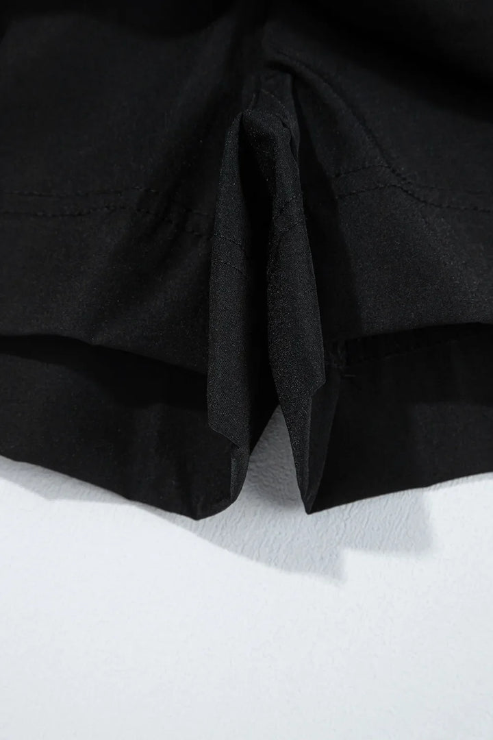 Cargo Pocket Elastic Waist Active Casual Skort