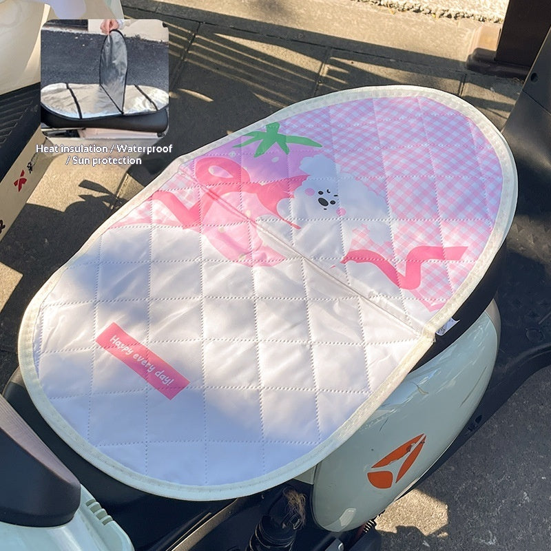 Dust-Proof And Heat-Insulated Motorcycle Seat Cover