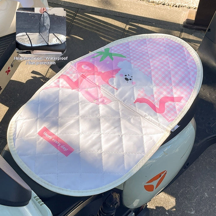 Dust-Proof And Heat-Insulated Motorcycle Seat Cover