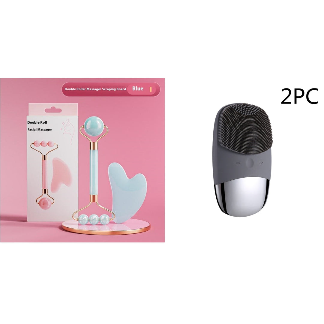 Mini Silicone Electric Face Cleansing Brush Electric Facial Cleanser Facial Cleansing Brush Skin Massager Skin Care Tools