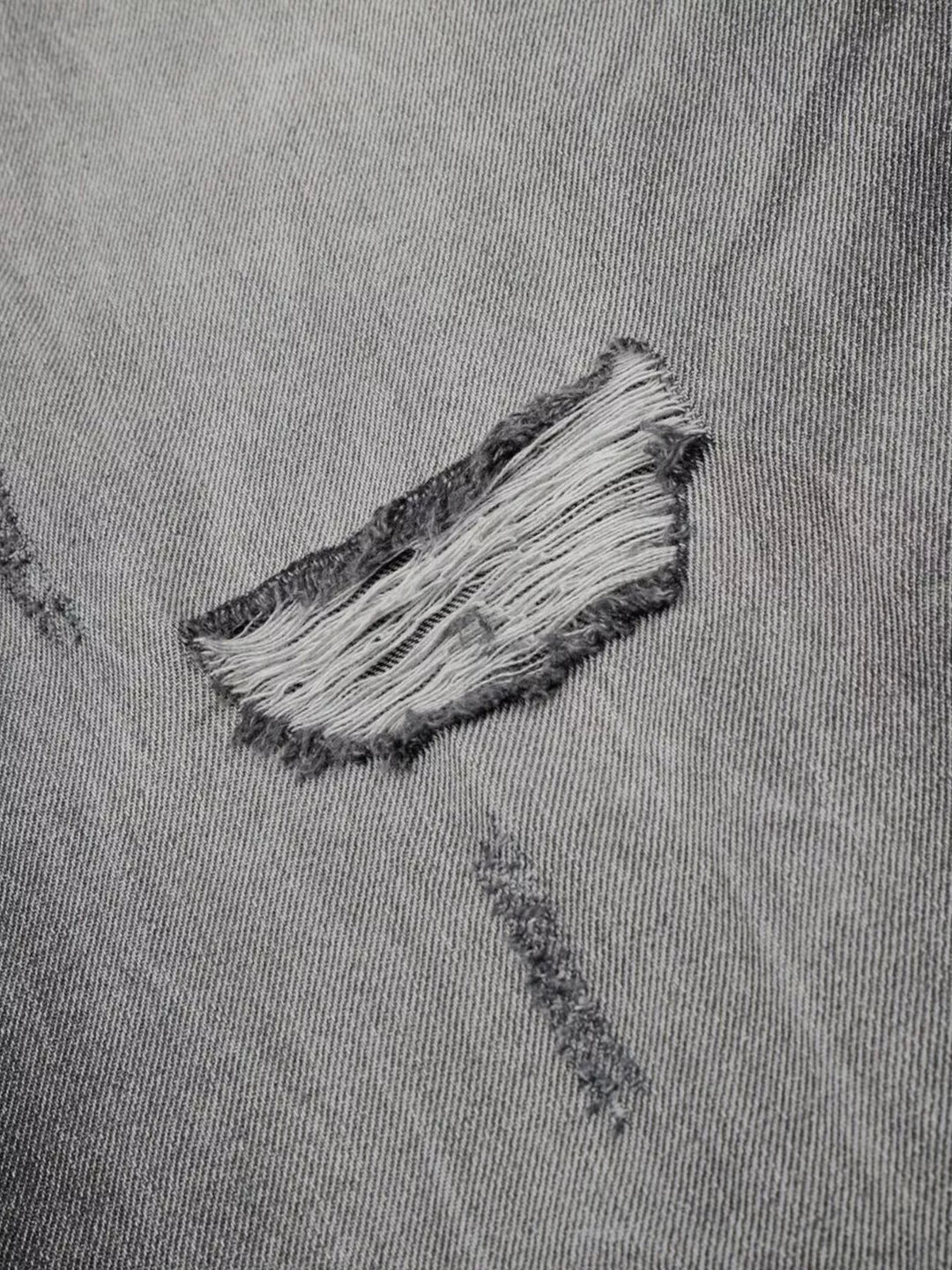 Men's Full Size Distressed Wide-Leg Jeans Plus Size