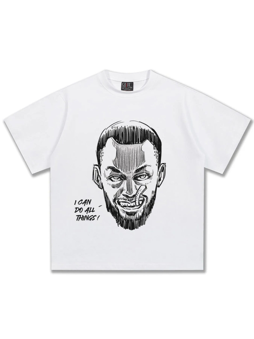 Men's Graphic Round Neck Short Sleeve T-Shirt