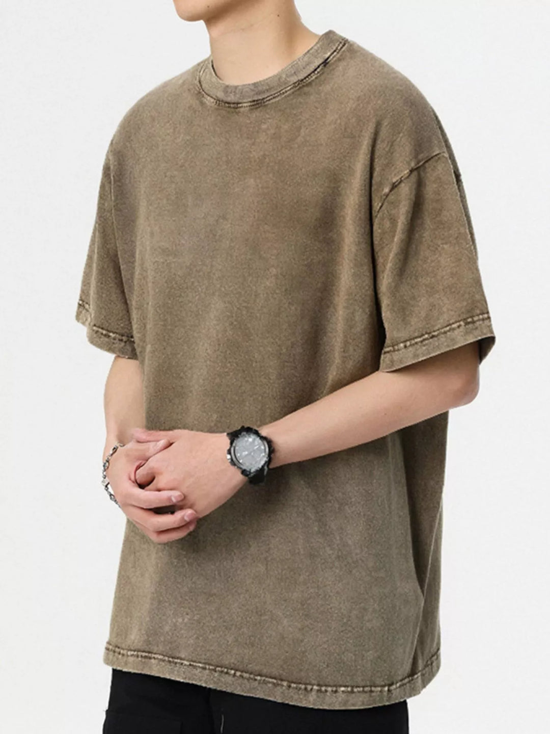 Men's Round Neck Short Sleeve T-Shirt