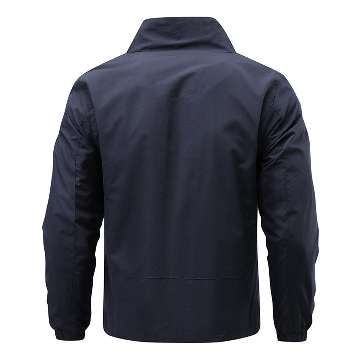 Outdoor Breathable Casual Jacket Mid- To Young-Adult Stand-Collar Jacket