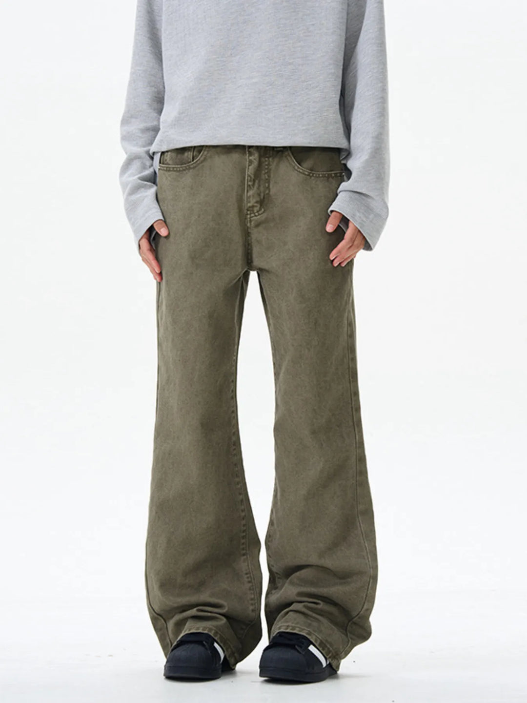 Men's Wide Leg Flare Jeans