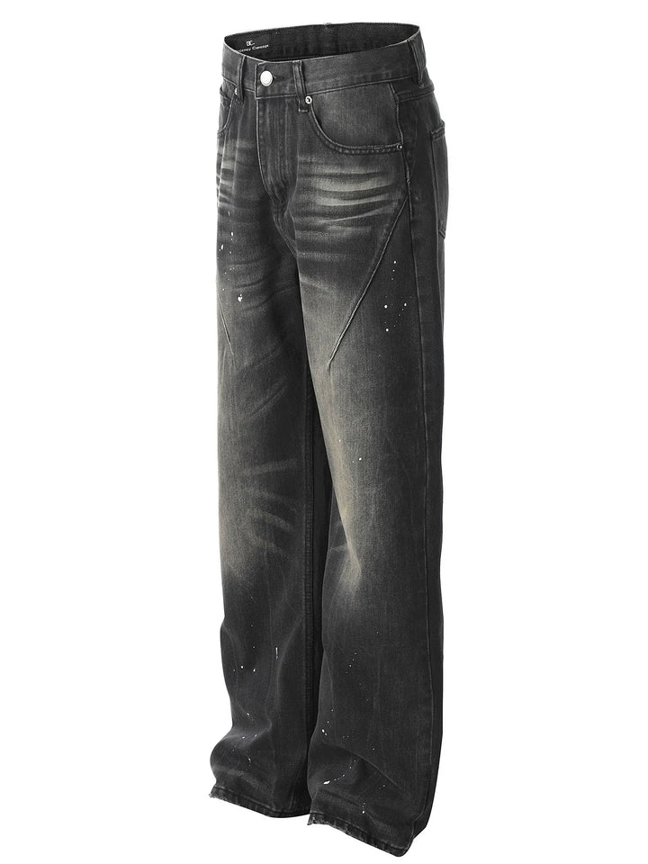 Men's Vintage Washed Relaxed Fit Jeans