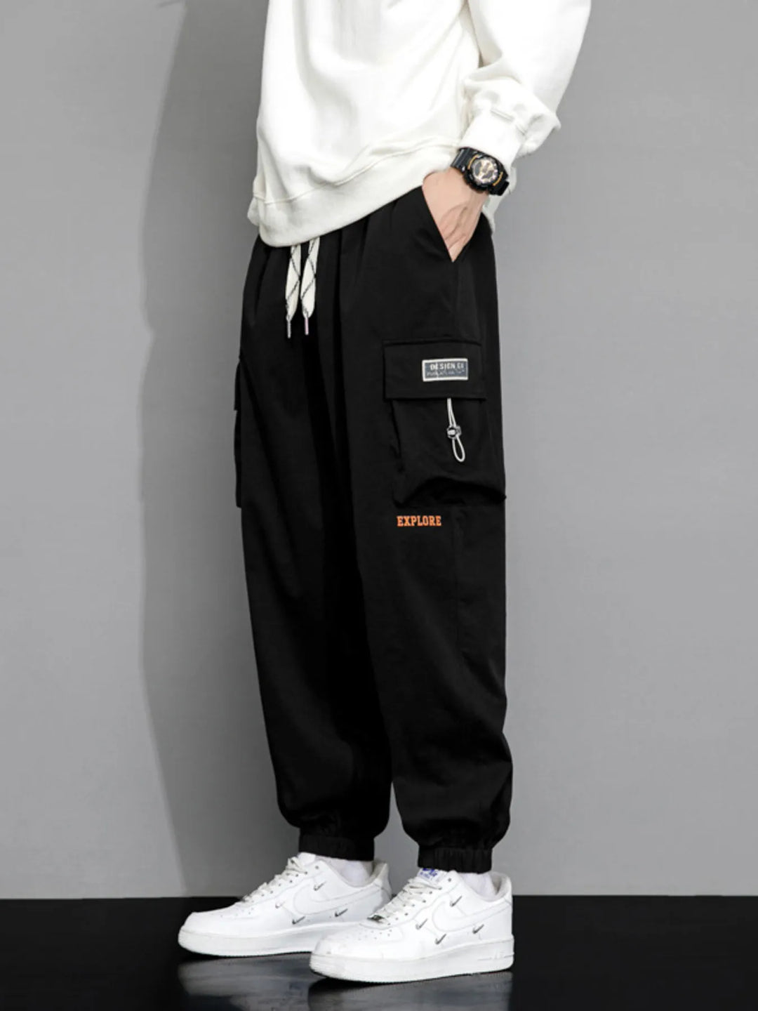 Men's Plus Size Loose Fit Joggers