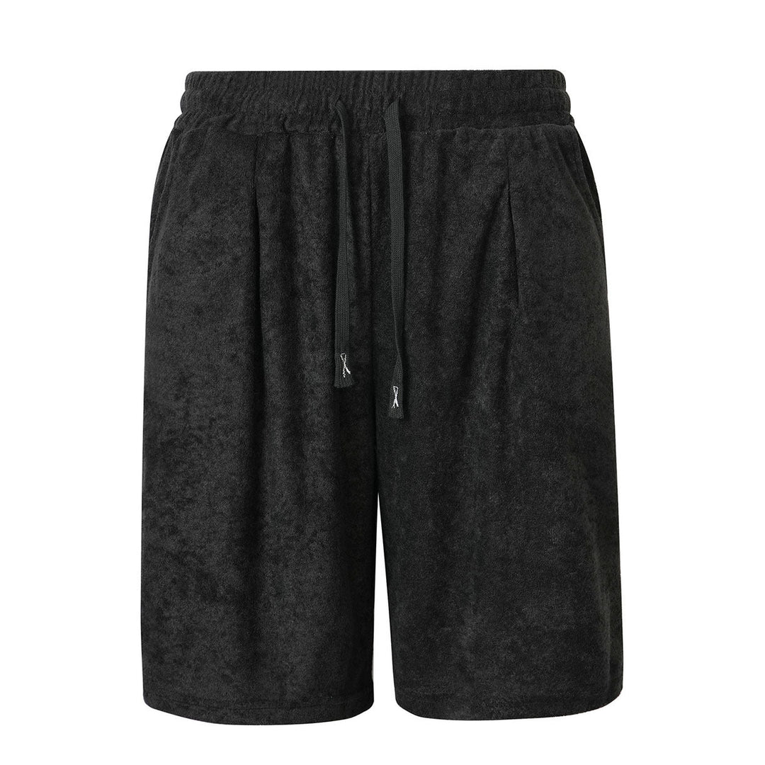 Mens Jacquard Casual Loose-fit Shorts