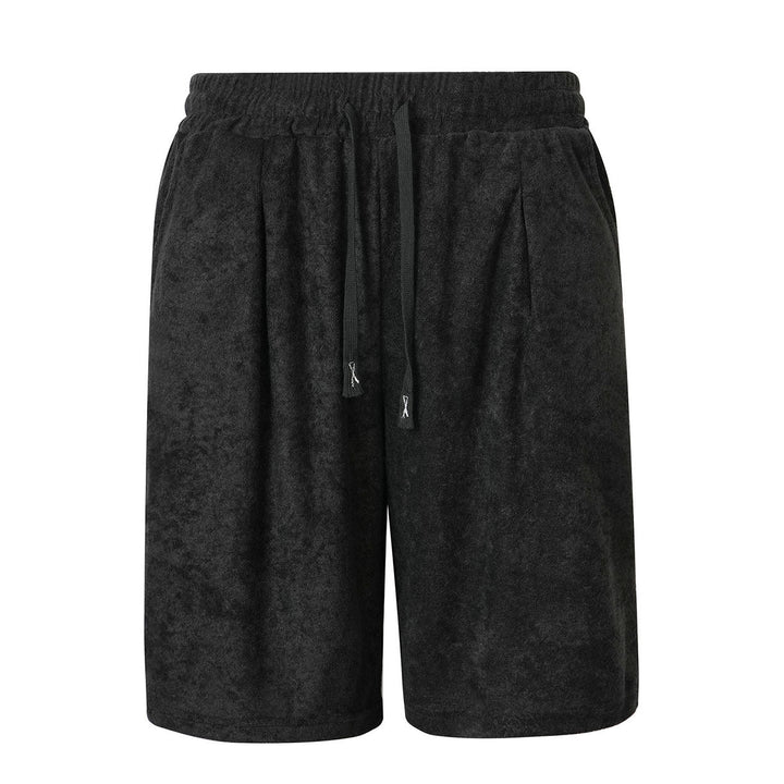 Mens Jacquard Casual Loose-fit Shorts