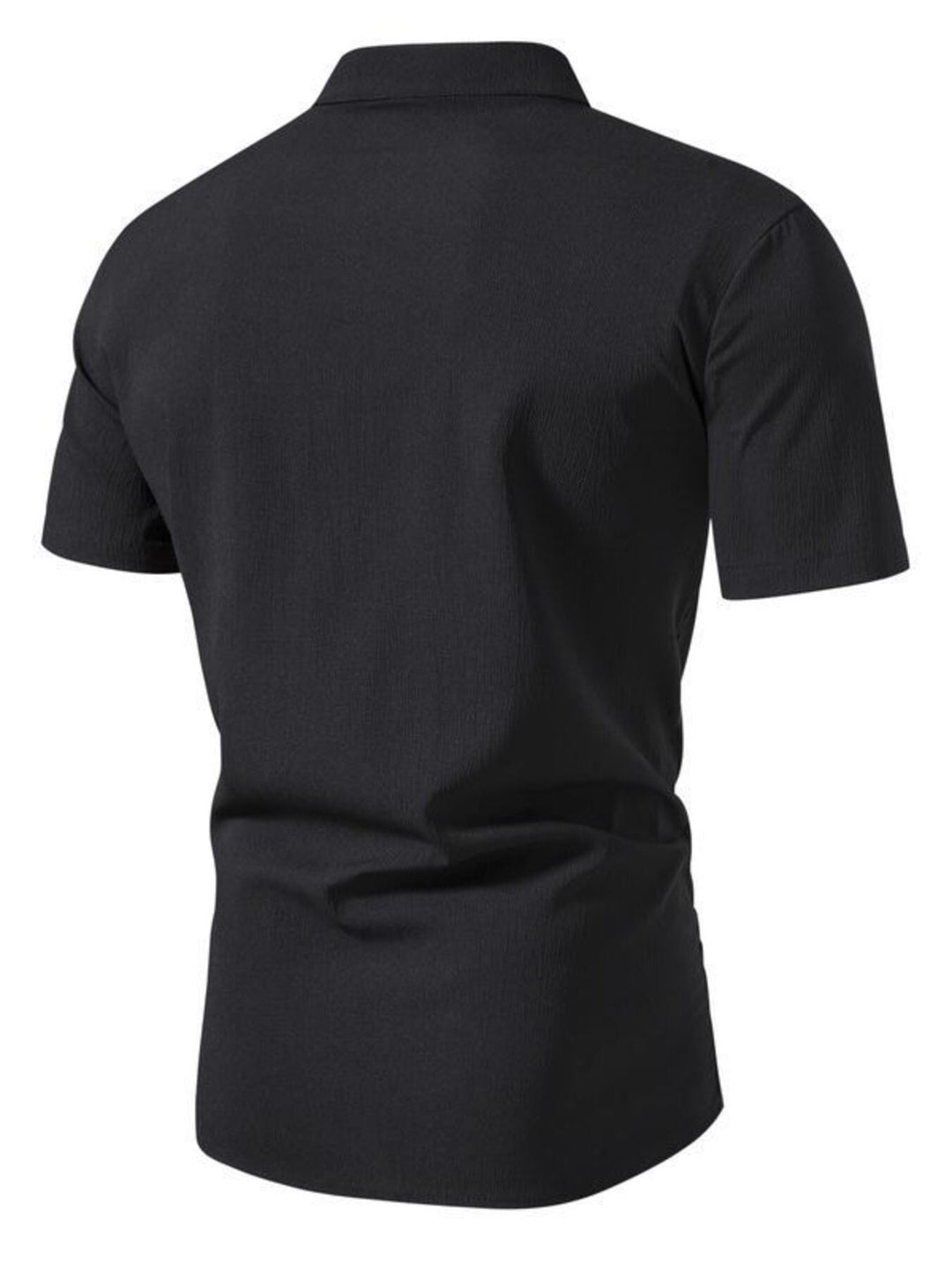 Men's Plus Size Button Up Short Sleeve Shirt