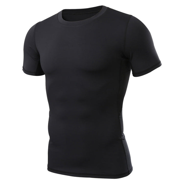 Slim-fit Casual Crew-neck Python-pattern T-shirt For Men