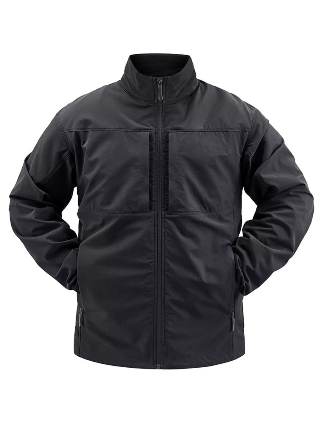 Men's Plus Size Zip Up Lightweight Windproof Outdoor Jacket