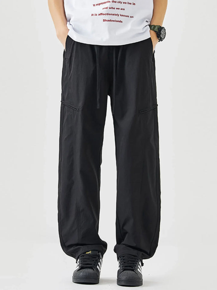 Men's Plus Size Loose Fit Drawstring Casual Pants