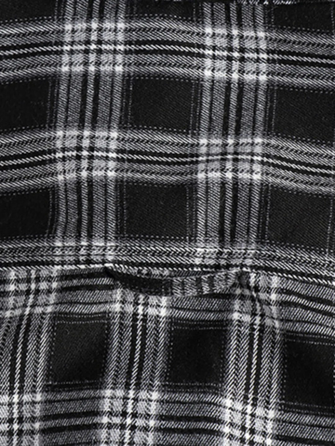 Men's Plus Size Plaid Button Down Shirt