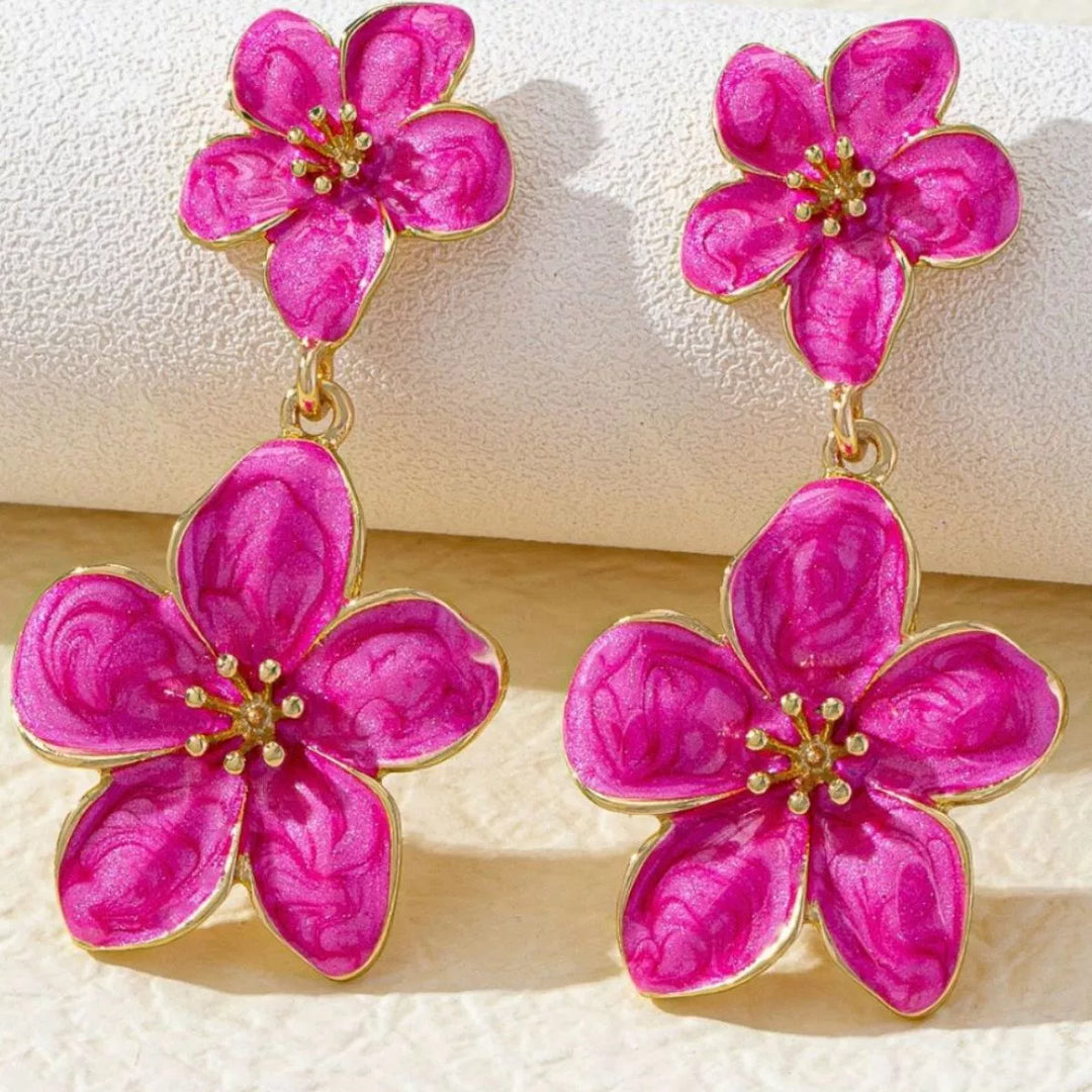 Flower Dangle Earrings