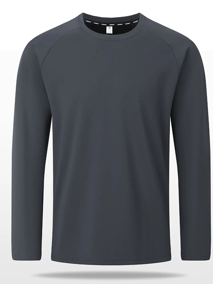 Men's Plus Size Round Neck Raglan Sleeve T-Shirt
