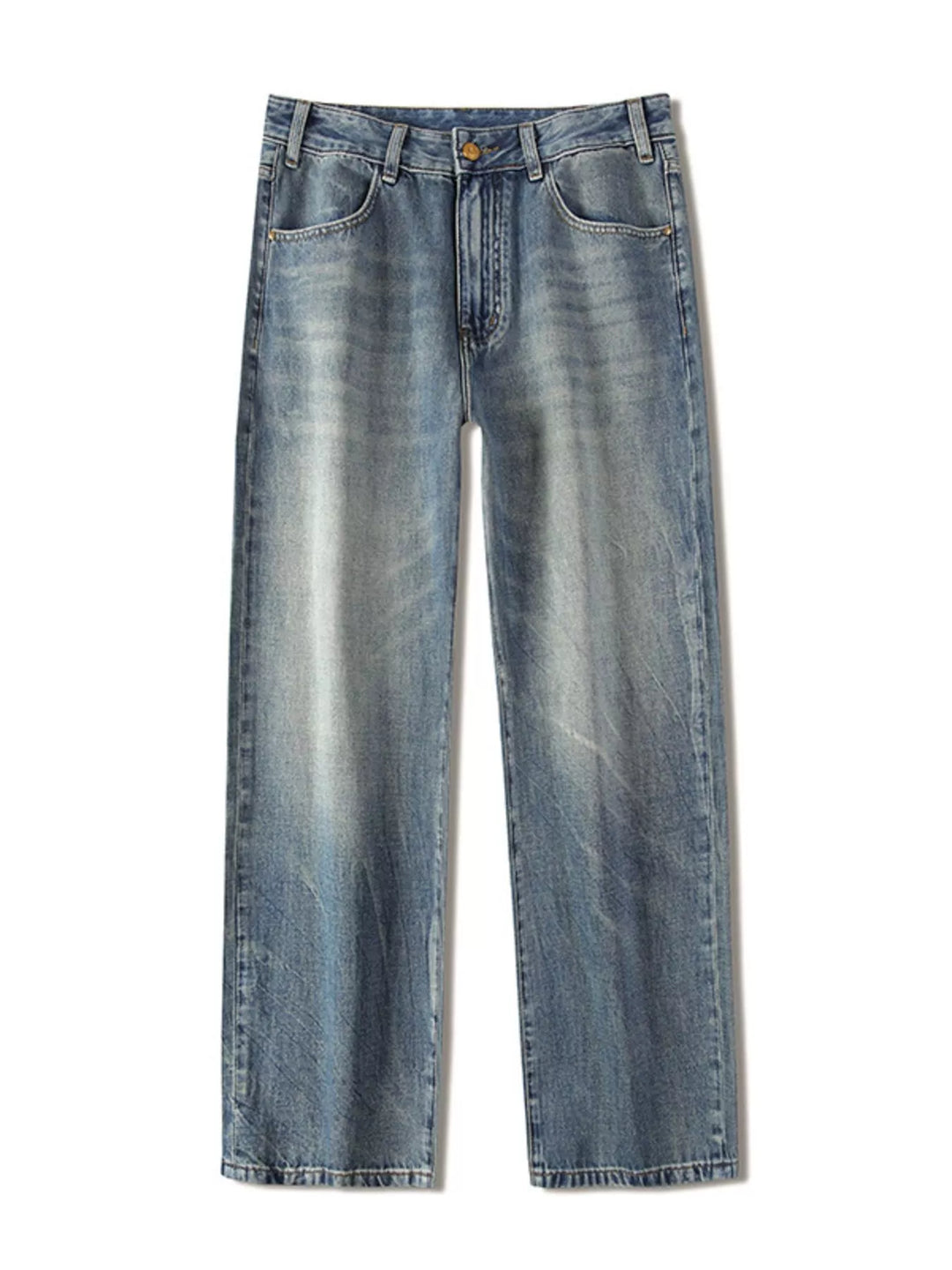 Men's Vintage Wash Loose Fit Jeans