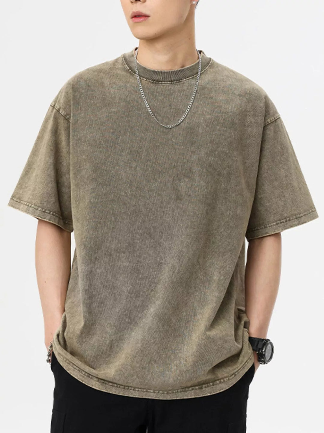 Men's Vintage Washed Oversized T-Shirt