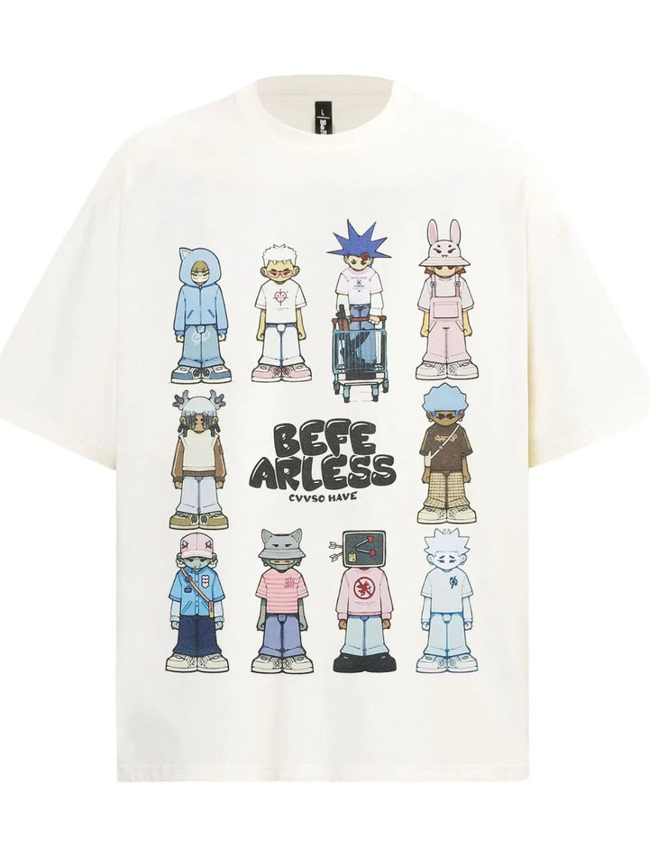 Men's Graphic Round Neck Short Sleeve T-Shirt