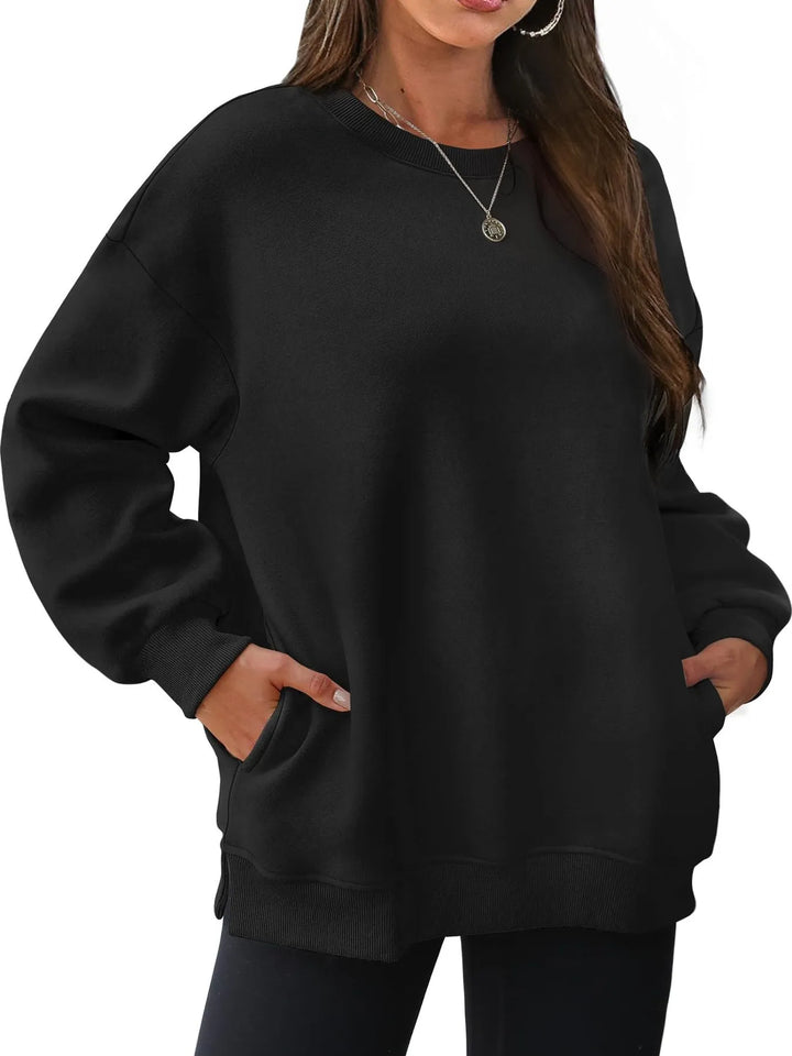Oversized Long Sleeve Crewneck Sweatshirt