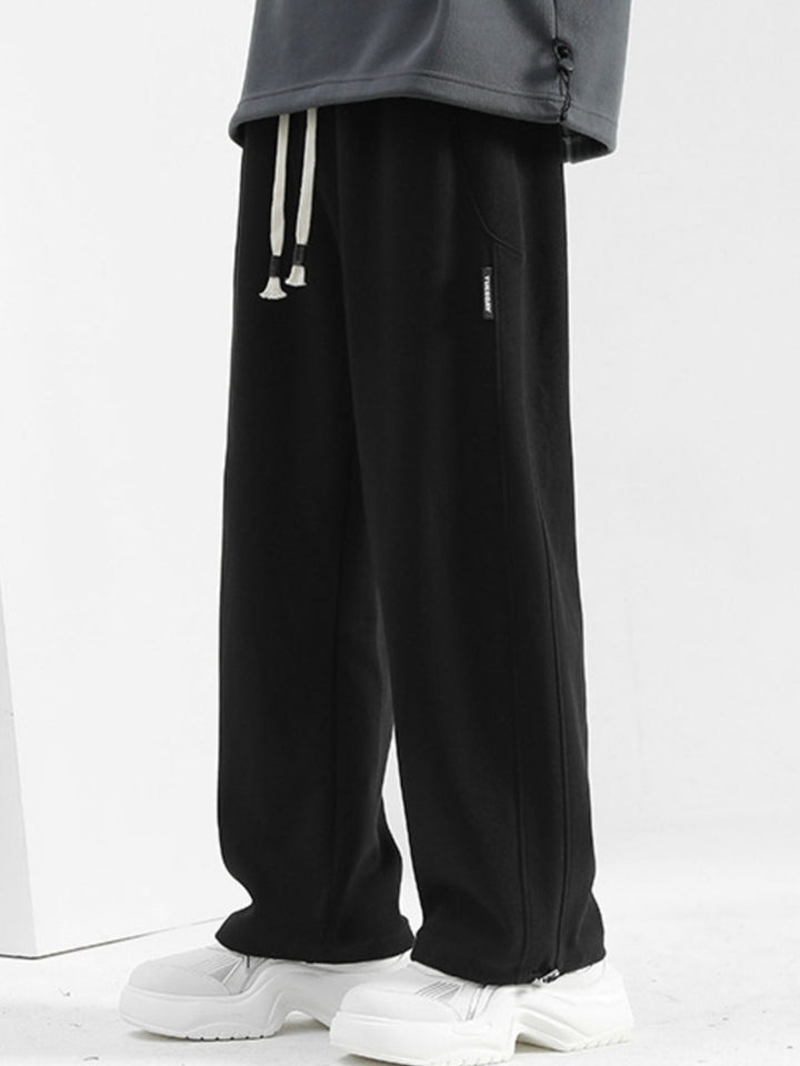 Men's Plus Size Casual Loose-Fit Drawstring Pants