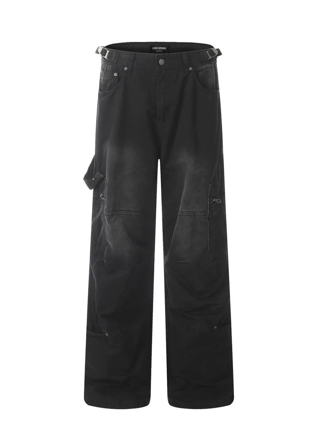 Men's Vintage Wide Leg Cargo Jeans