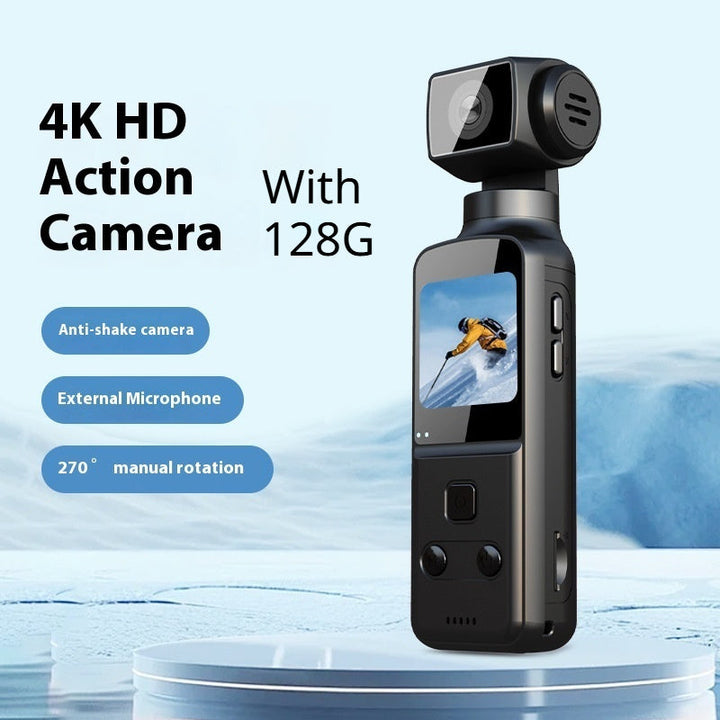 4K HD Anti Shake Pocket Sports Camera Mini