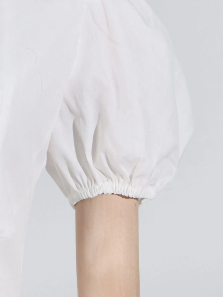 Ruffle Tiered Puff Sleeve Mini Dress