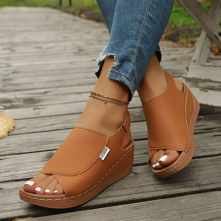 Open Toe Wedge Sandals