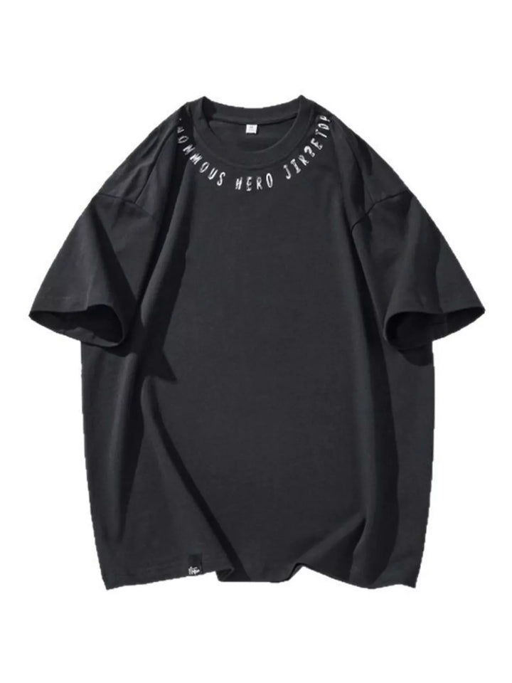 Men's Plus Size Round Neck Short Sleeve T-Shirt