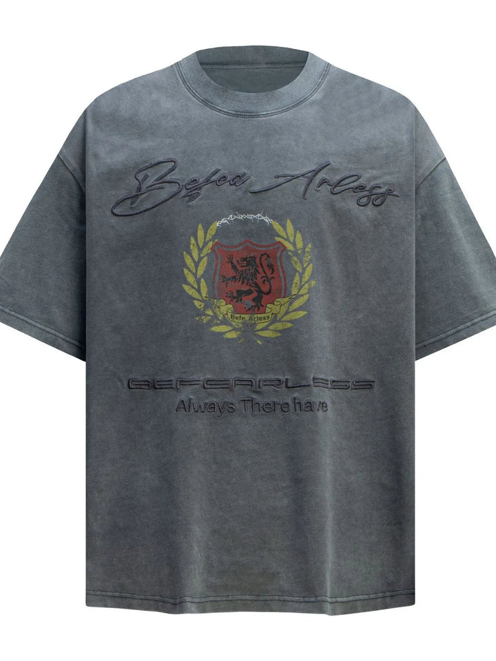 Men's Graphic Round Neck Short Sleeve T-Shirt