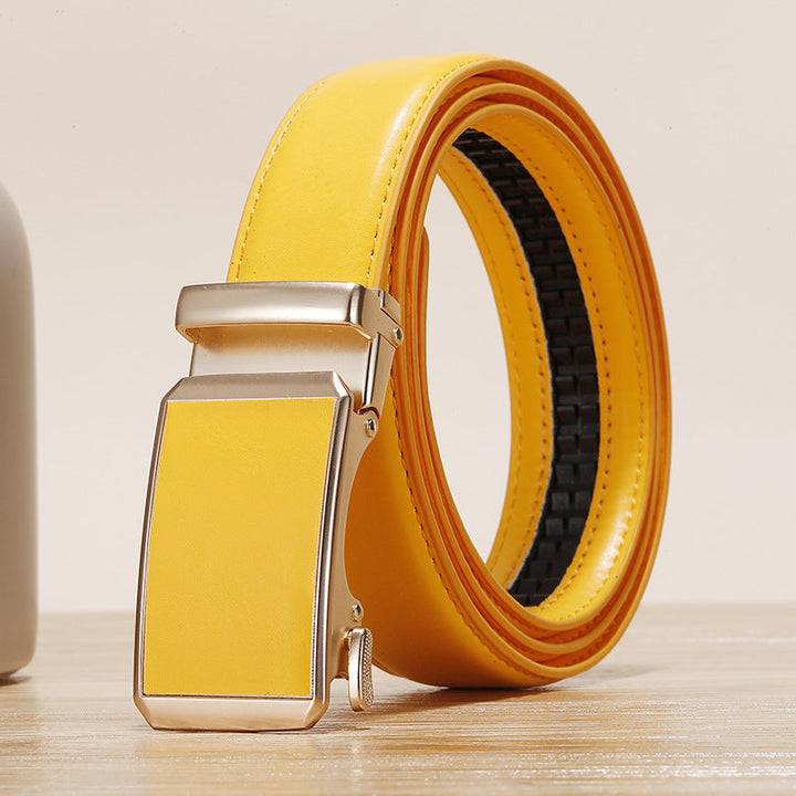 Men's Fashionable Personalized Automatic-Buckle Belt