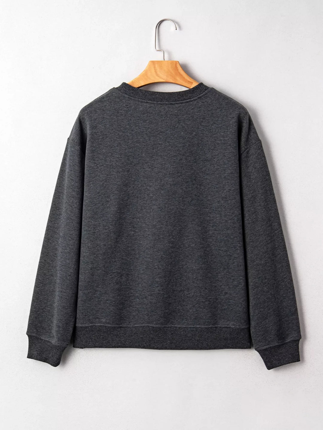 Cowboy Queen Card Drop Shoulder Graphic Sweatshirt