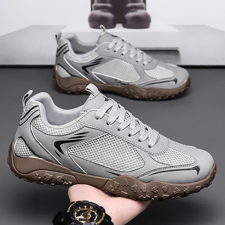 2026 Summer New Wide Toe Box German Trainer Shoes For Men, Breathable Mesh Casual Sneakers, Trendy Outdoor Running Shoes For Teenagers