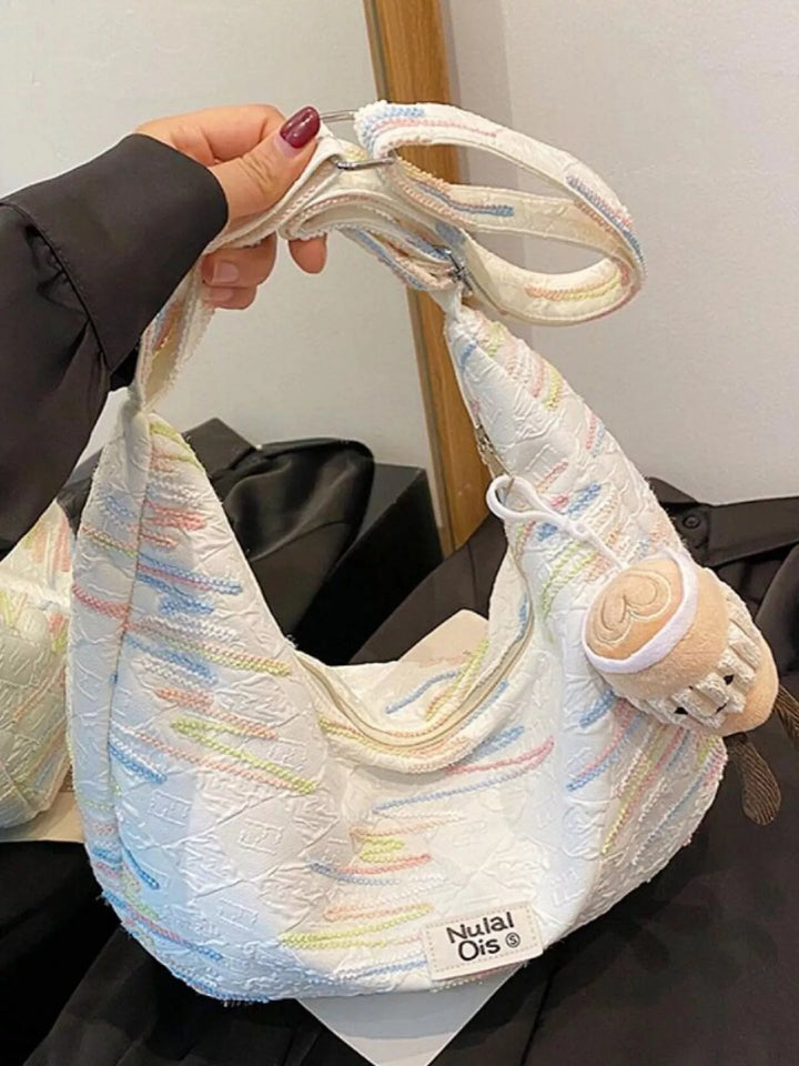 Cartoon Charm Crossbody Bag