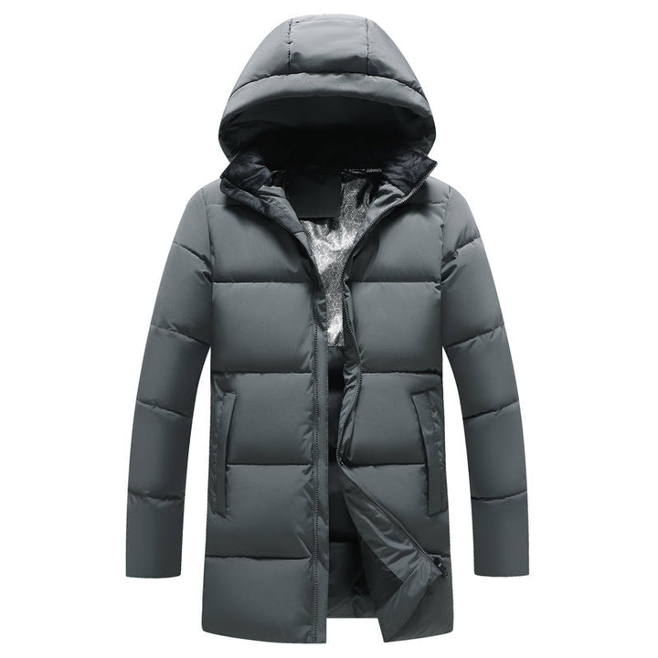 New Mens Graphene Cotton Jacket With A Detachable Hoodextra-thick And On-trend