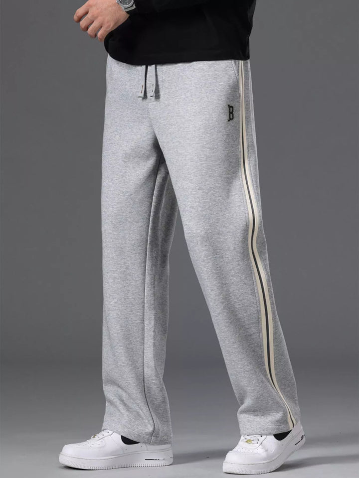 Men's Side Striped Casual Drawstring Pants