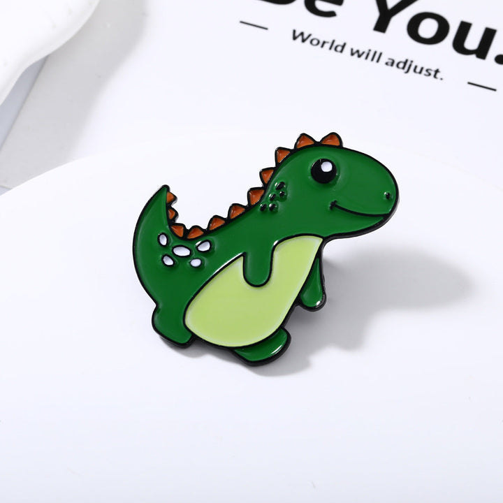 Cartoon Creative Cute Mini Dinosaur Brooch