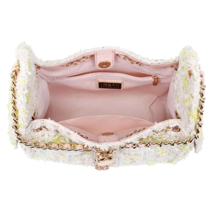Pink/Yellow Chain Purse