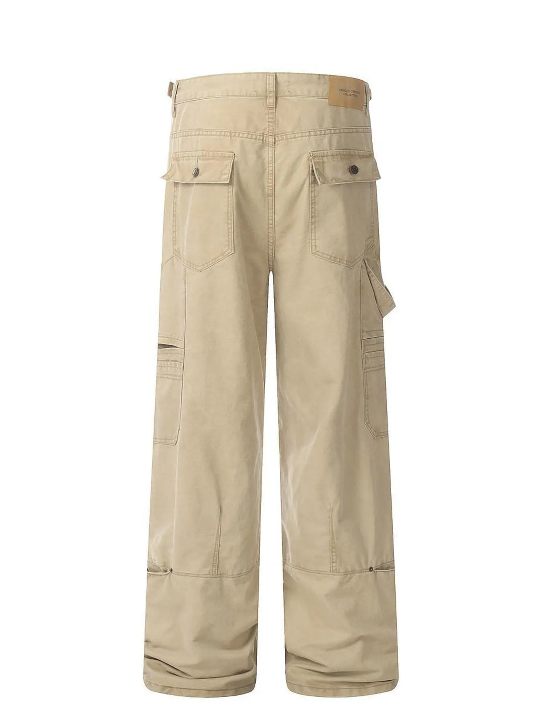 Men's Vintage Wide Leg Cargo Jeans