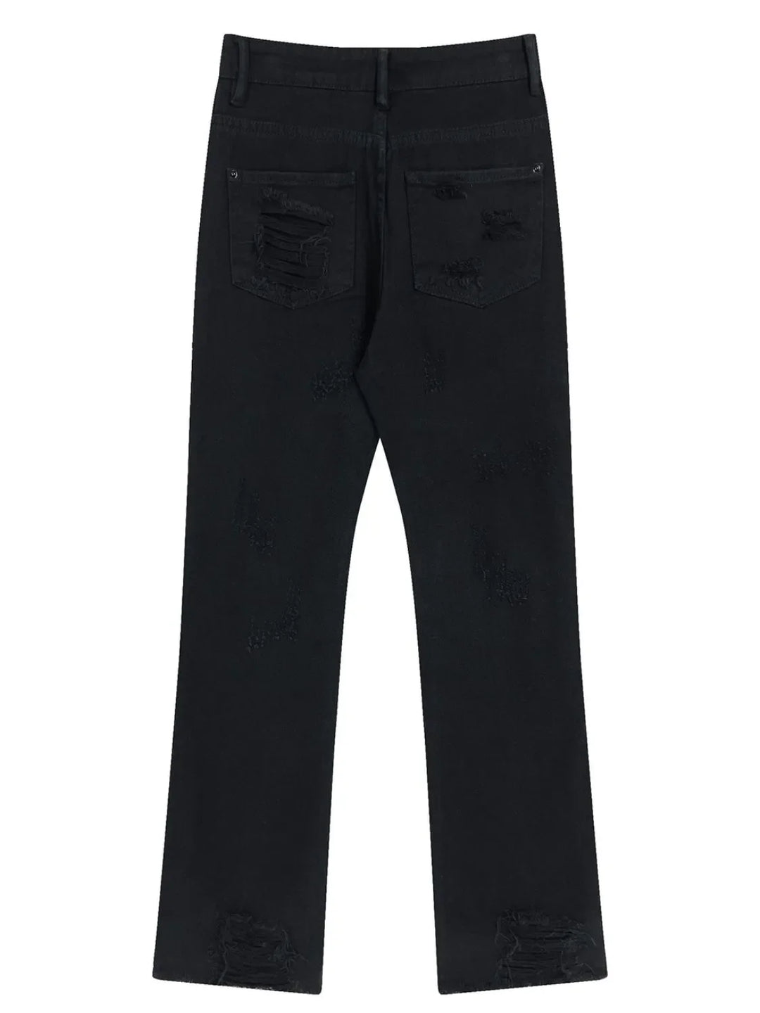 Men's Distressed Straight Leg Jeans