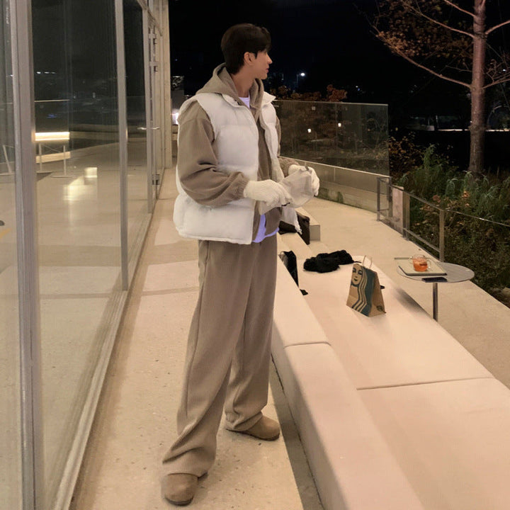 Men's Loose-Fitting Warm Outerwear For Autumn And Winter