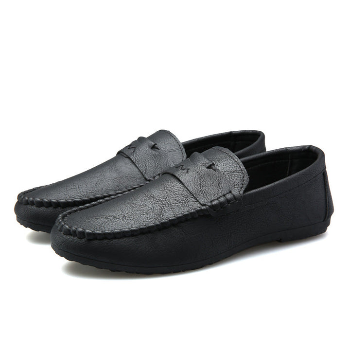New Casual Summer Breathable Slip On Soft Soled Mens Shoes