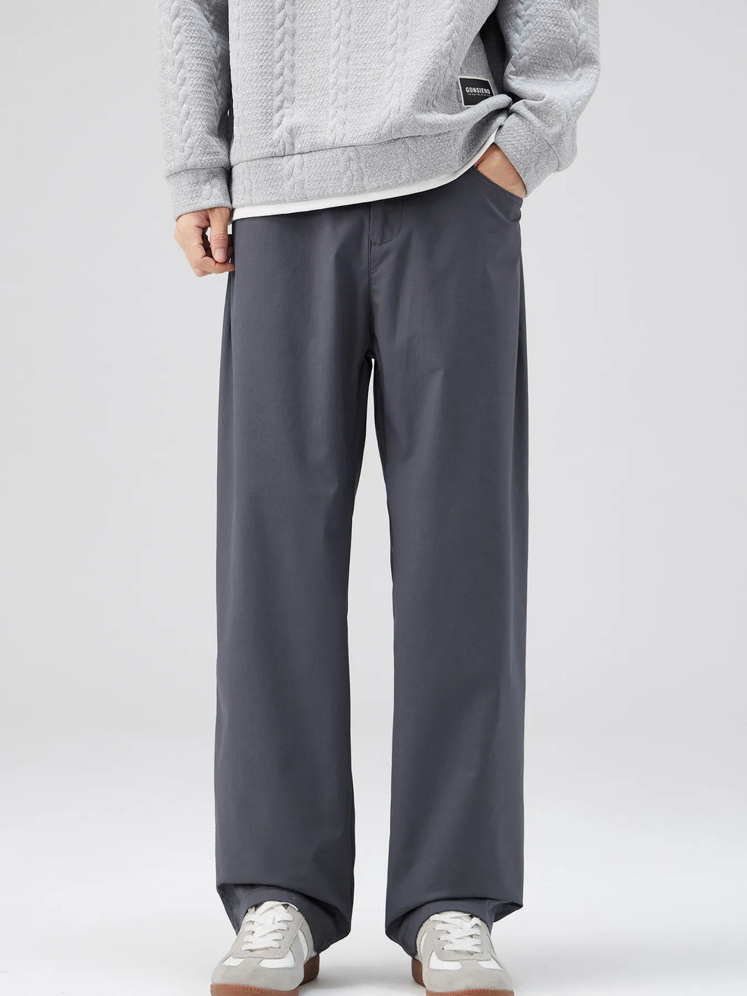 Men's Full Size Loose Fit Casual Pants Plus Size